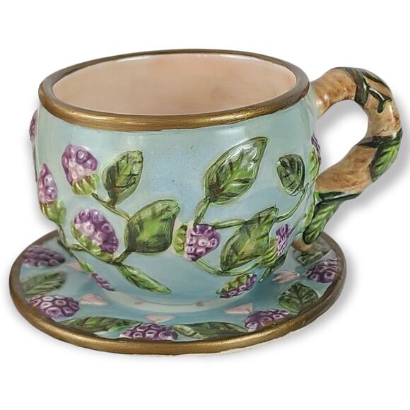 Silvestri Bunny in the garden tea set for two Elaine Voghelle in box - Picture 6 of 10